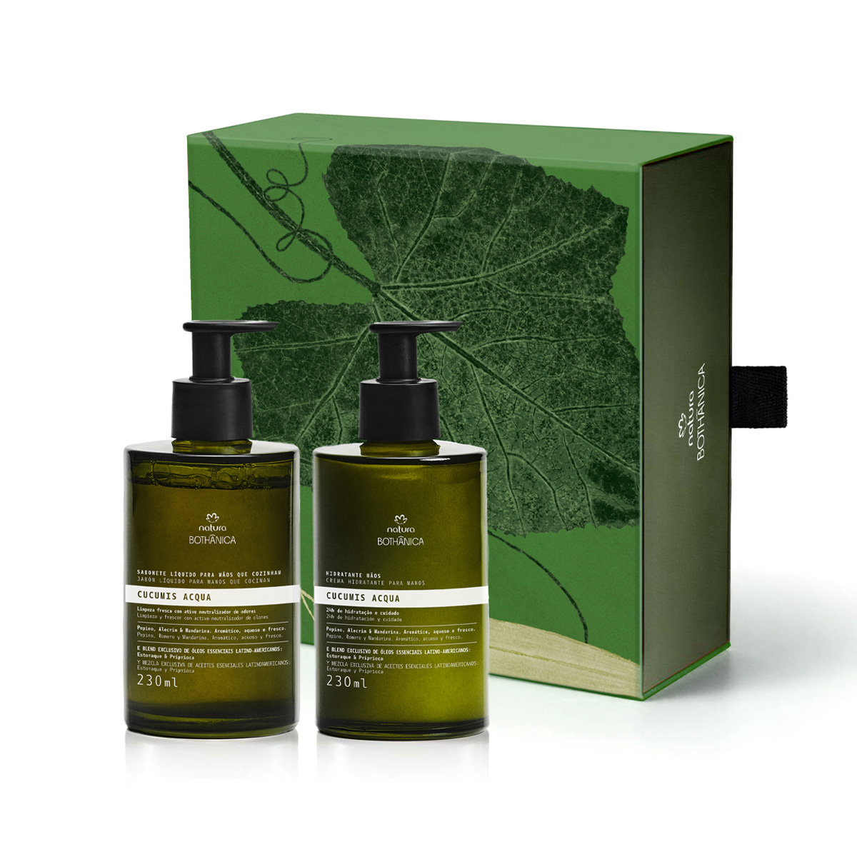 Kit Sabonete Líquido e Hidratante para Mãos Bothânica Cucumis Acqua