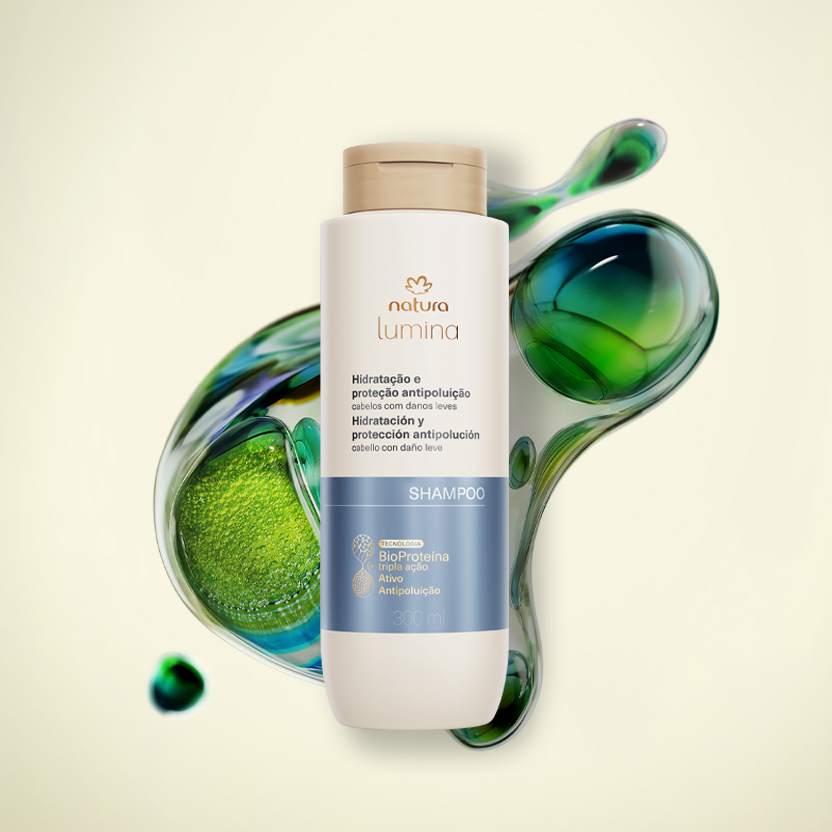 Shampoo Purificante Lumina para Hidratação e Proteção Antipoluição