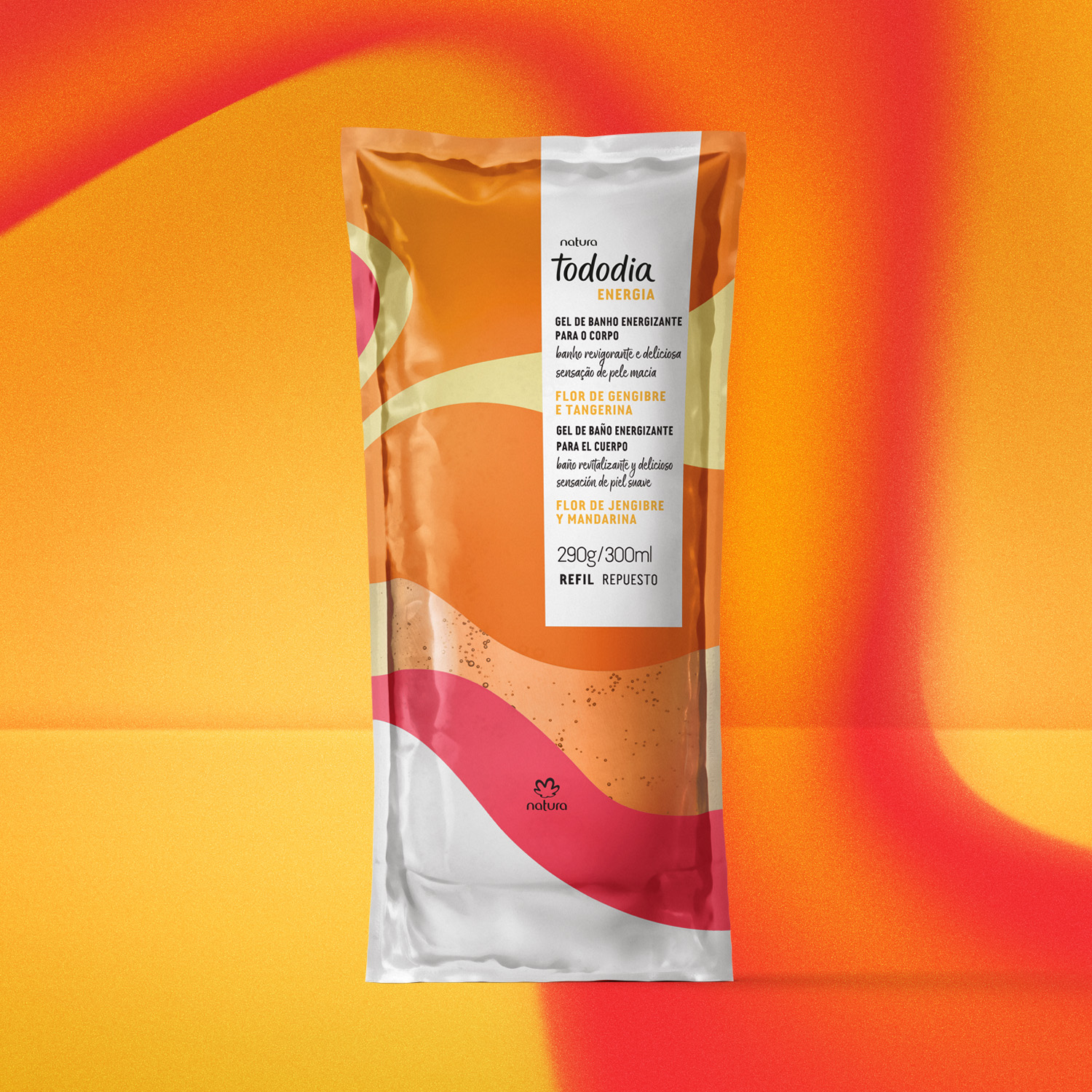 Refil Gel de Banho Energizante para o Corpo Tododia Energia