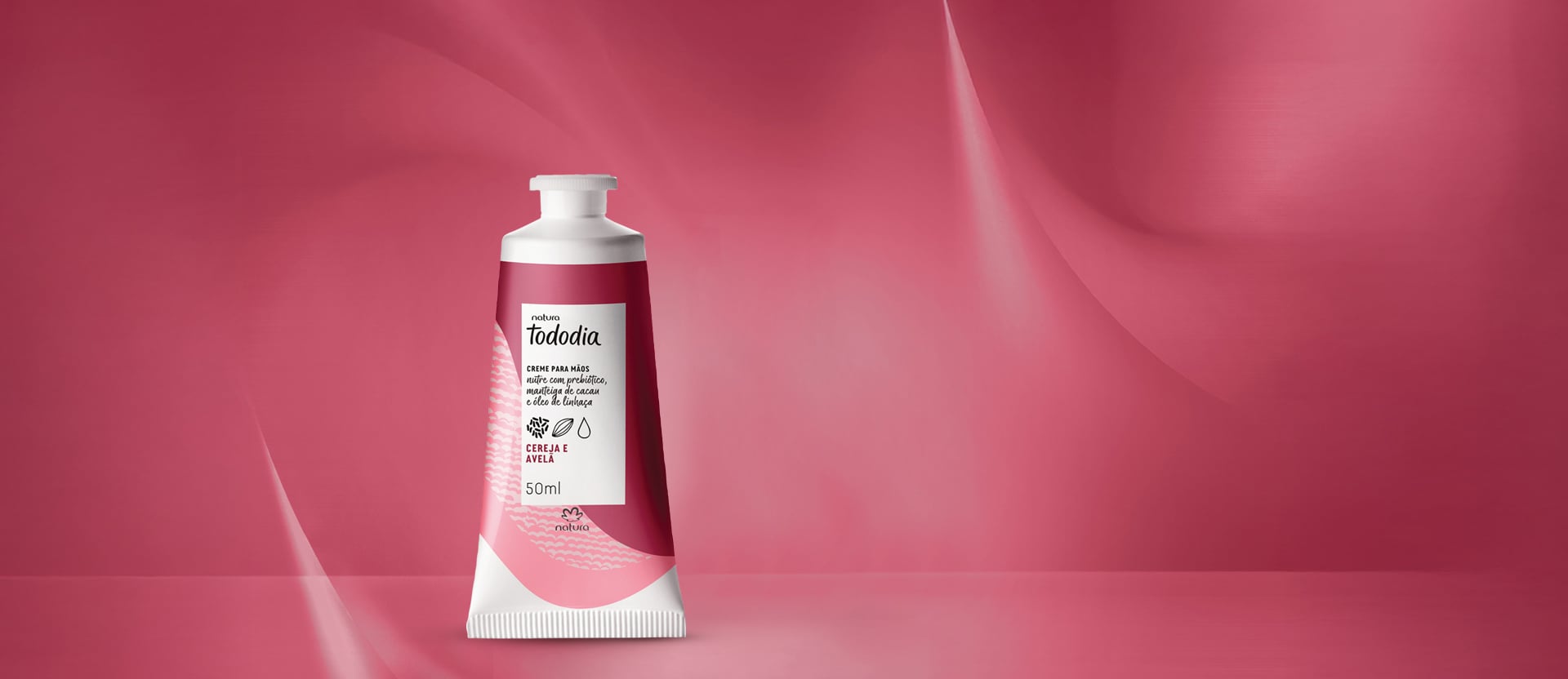 Creme Nutritivo para as Mãos Tododia Cereja e Avelã