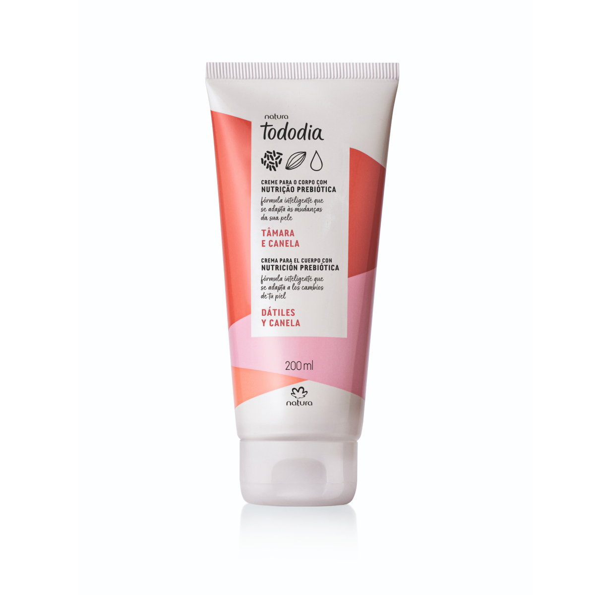 Creme Desodorante Nutritivo para o Corpo Tododia Tâmara e Canela