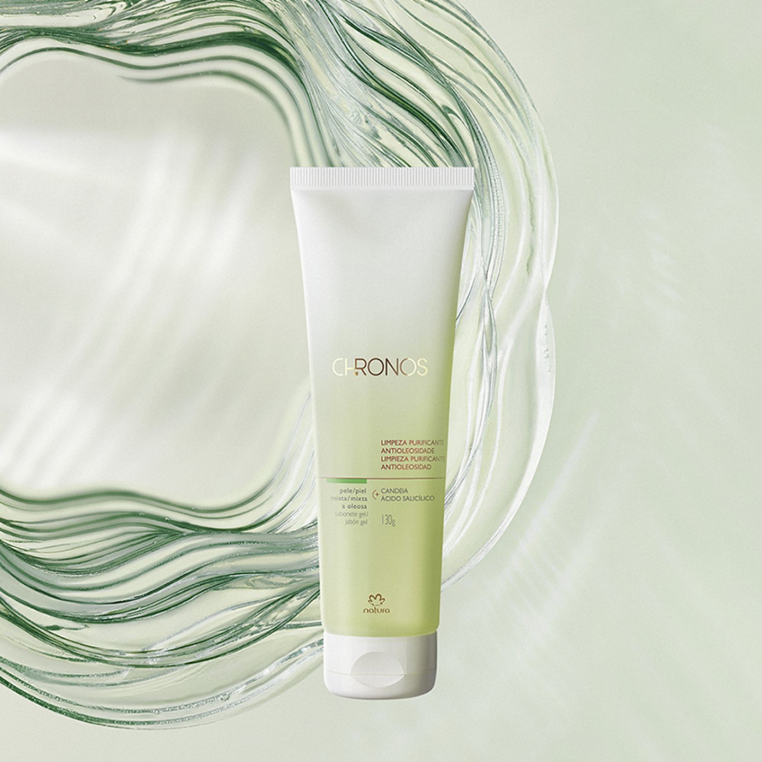 Sabonete em Gel Limpeza Purificante Antioleosidade Chronos Derma