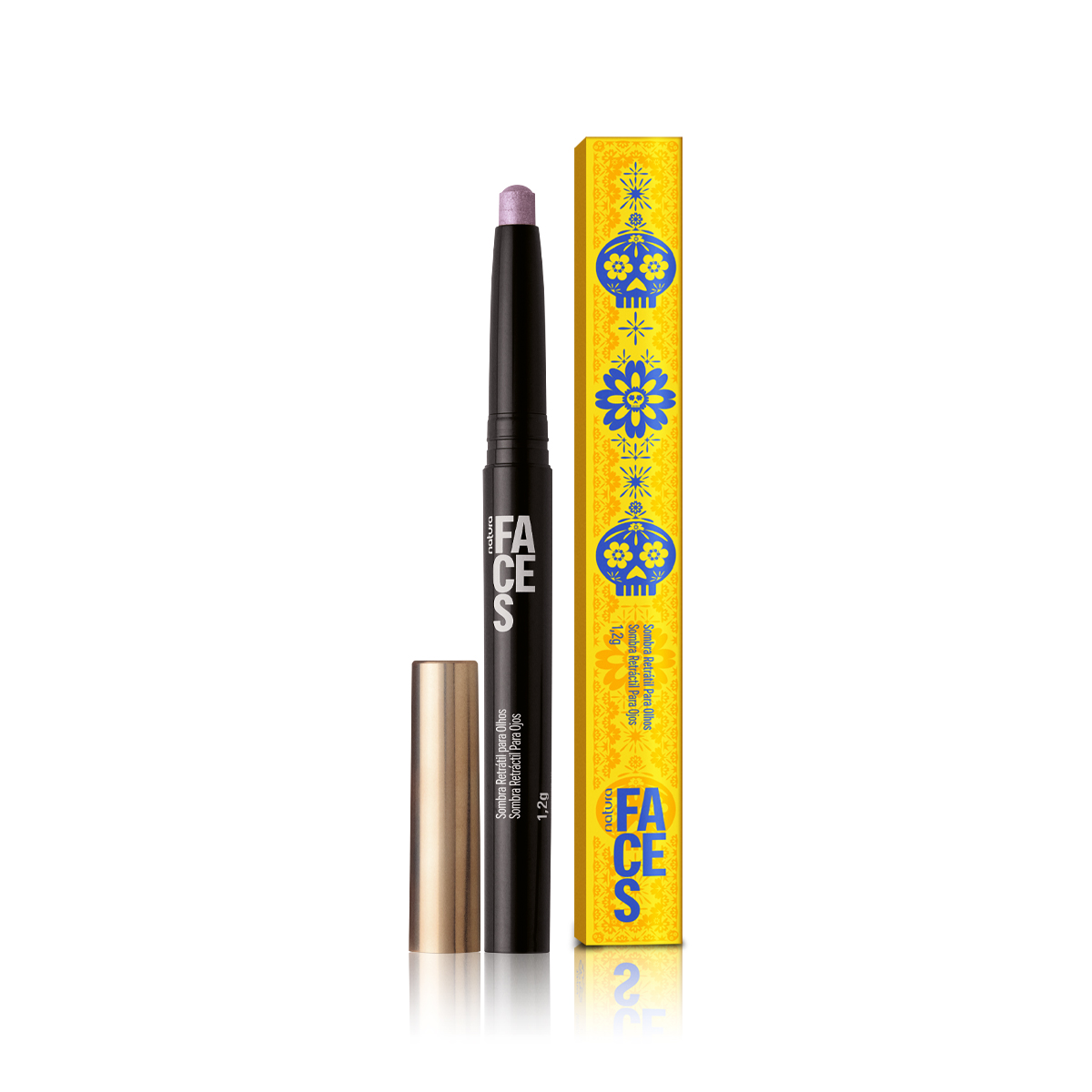 Sombra Retrátil para Olhos Faces 1,2 g
  