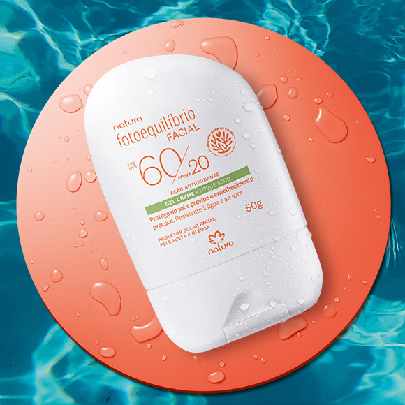 Protetor Facial Gel Creme FPS 60 FPUVA 20 Fotoequilíbrio