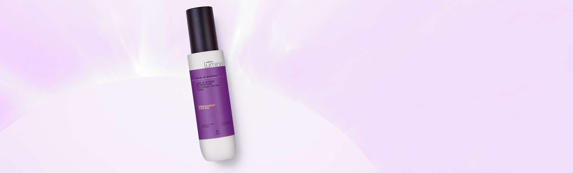Leave-in Matizador Multibenefícios para Cabelos Loiros e Grisalhos Lumina