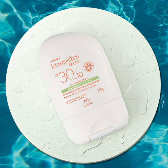 Protetor Facial Gel Creme FPS 30 FPUVA 10 Fotoequilíbrio
