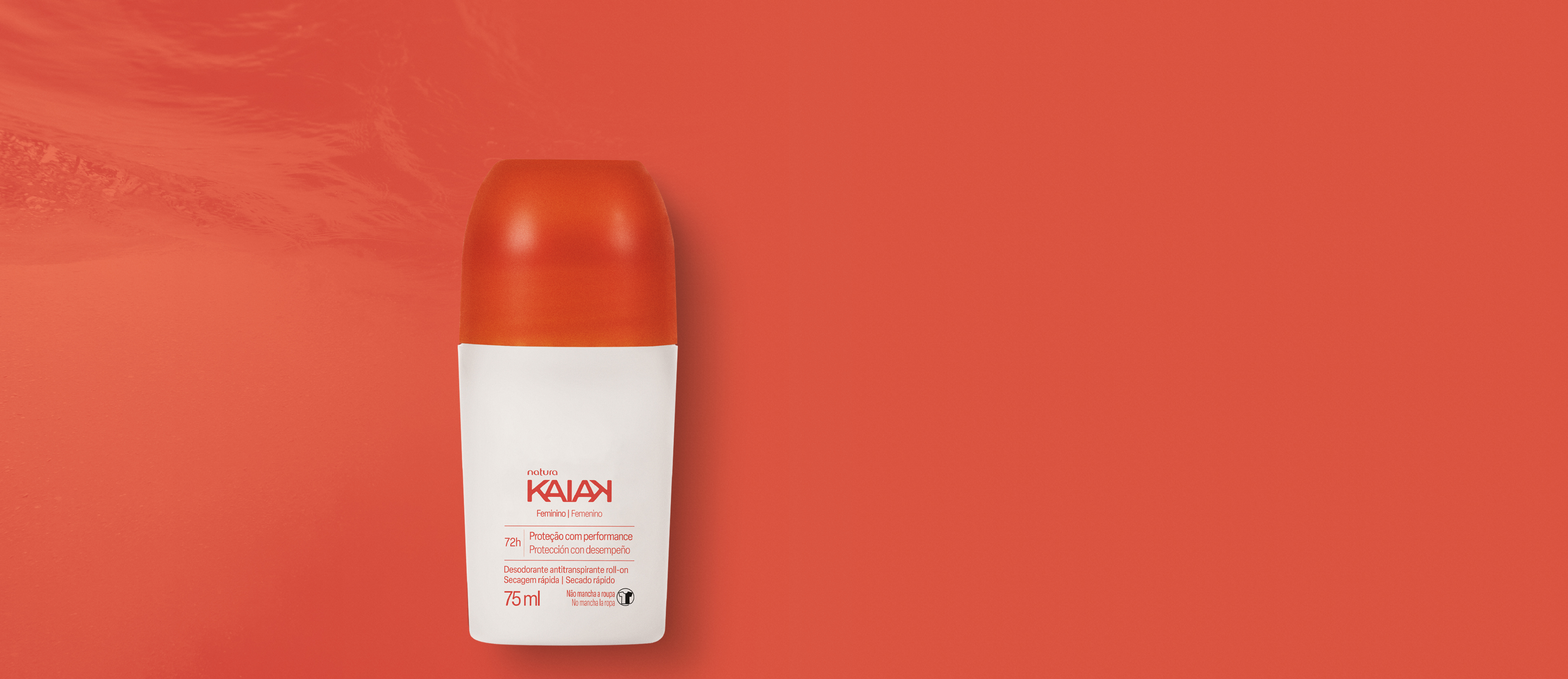 Desodorante Antitranspirante Roll-on Kaiak Feminino