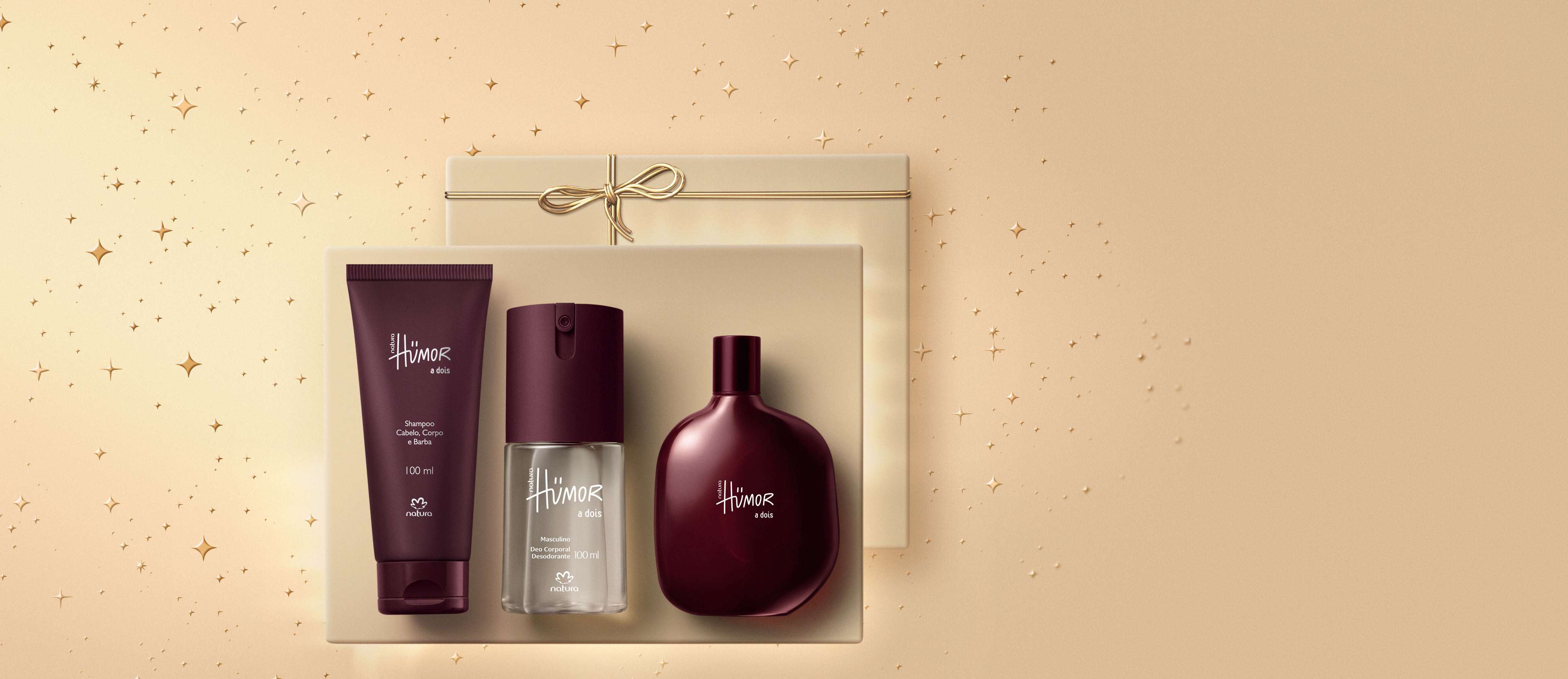 Presente Natura Humor a Dois Masculino (3 produtos)