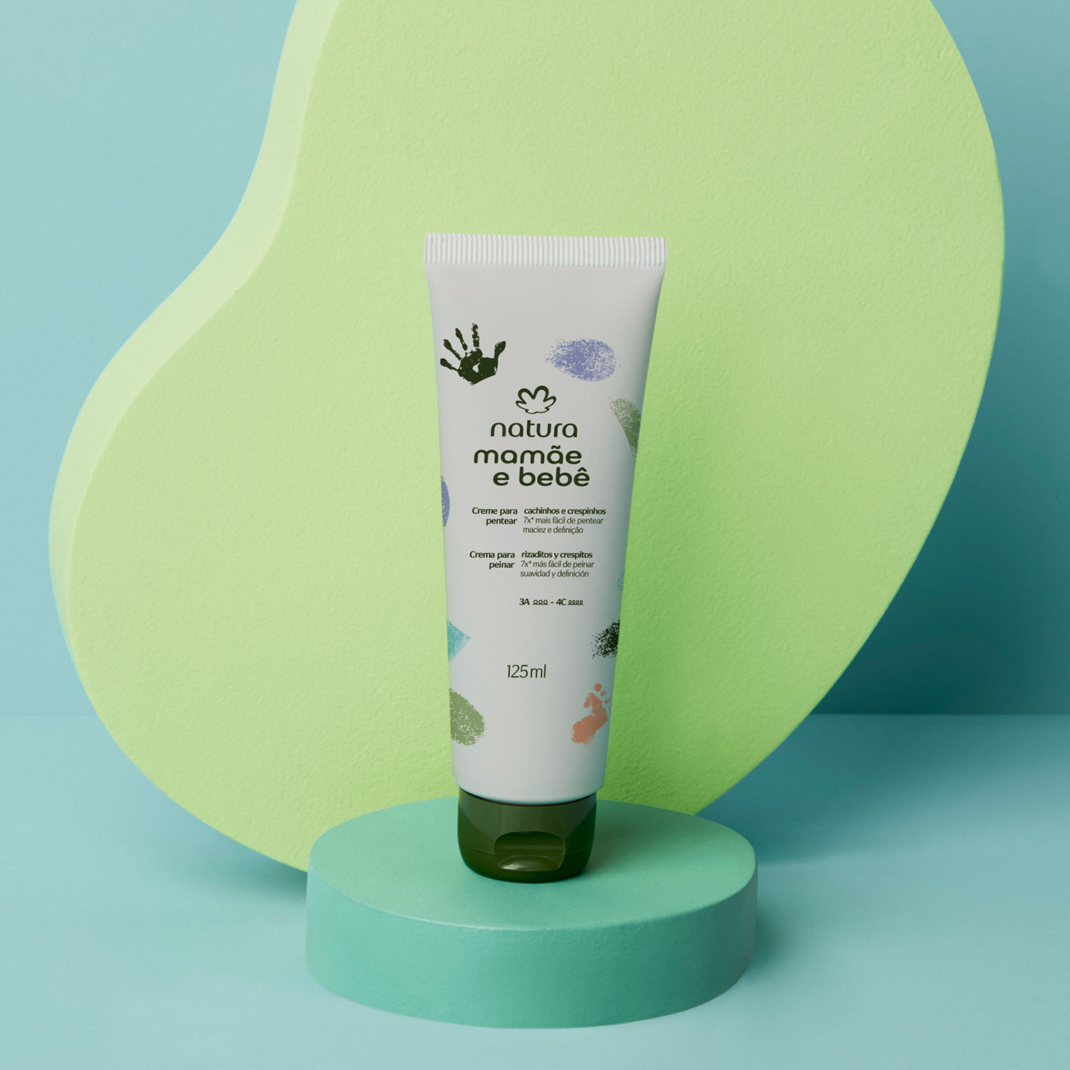 Creme para Pentear Mamãe e Bebê Cachinhos e Crespinhos