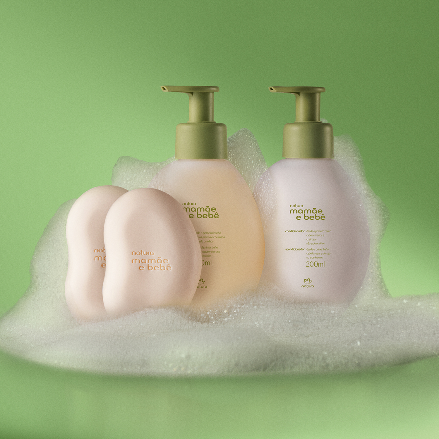 Kit Mamãe e Bebê Banho com Cheirinho de Amor (3 produtos)