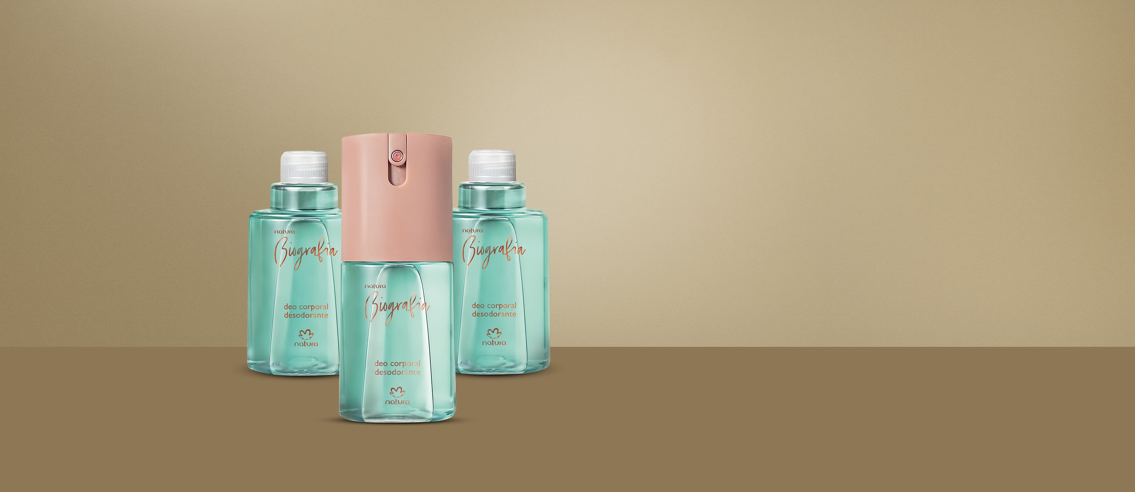 Kit Desodorante Spray Corporal Biografia Feminino (3 produtos)