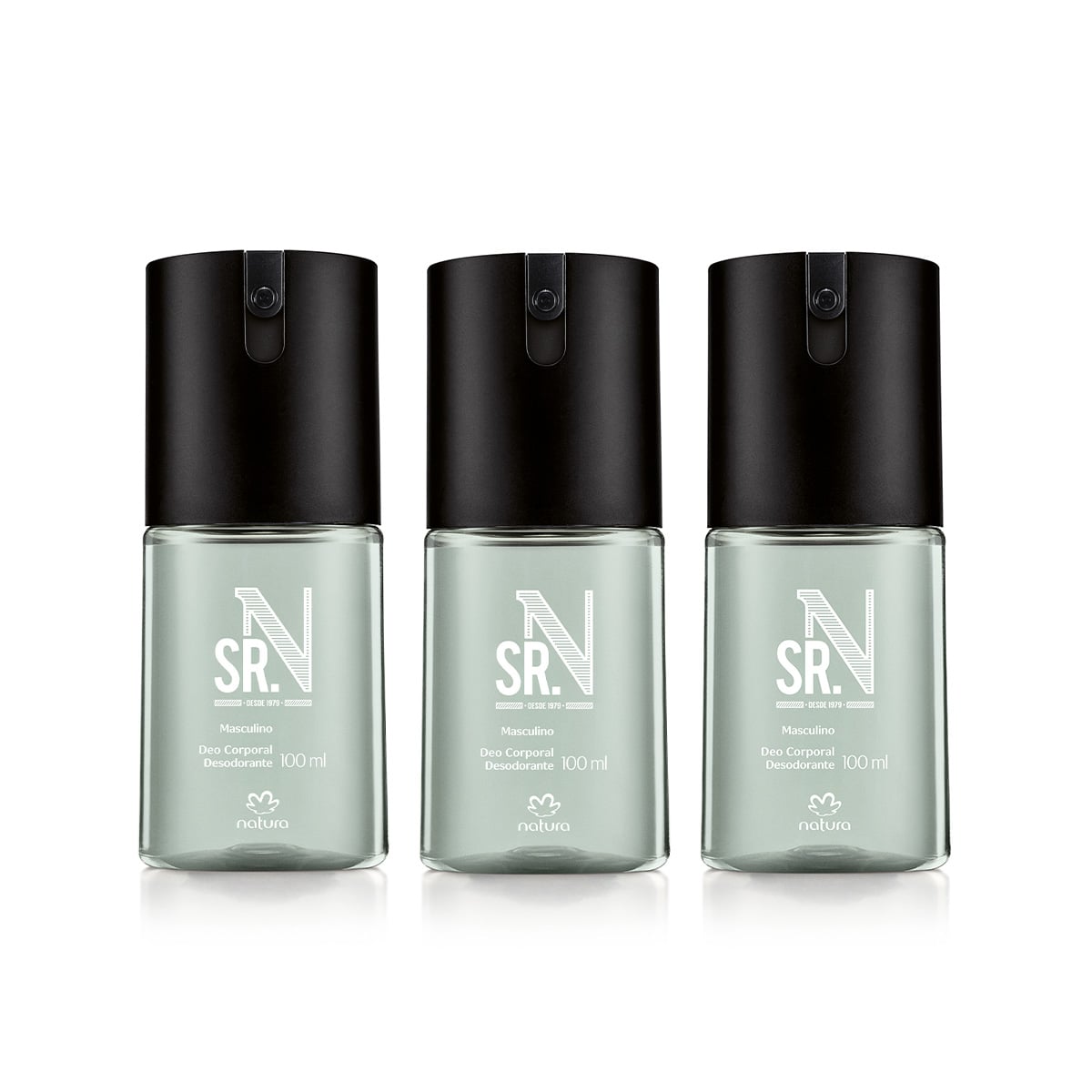Kit Desodorante Corporal Masculino Sr. N (3 produtos)