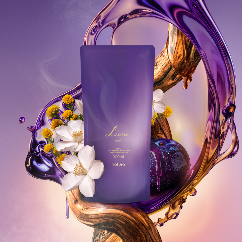 Refil Desodorante Hidratante Corporal Luna Nuit