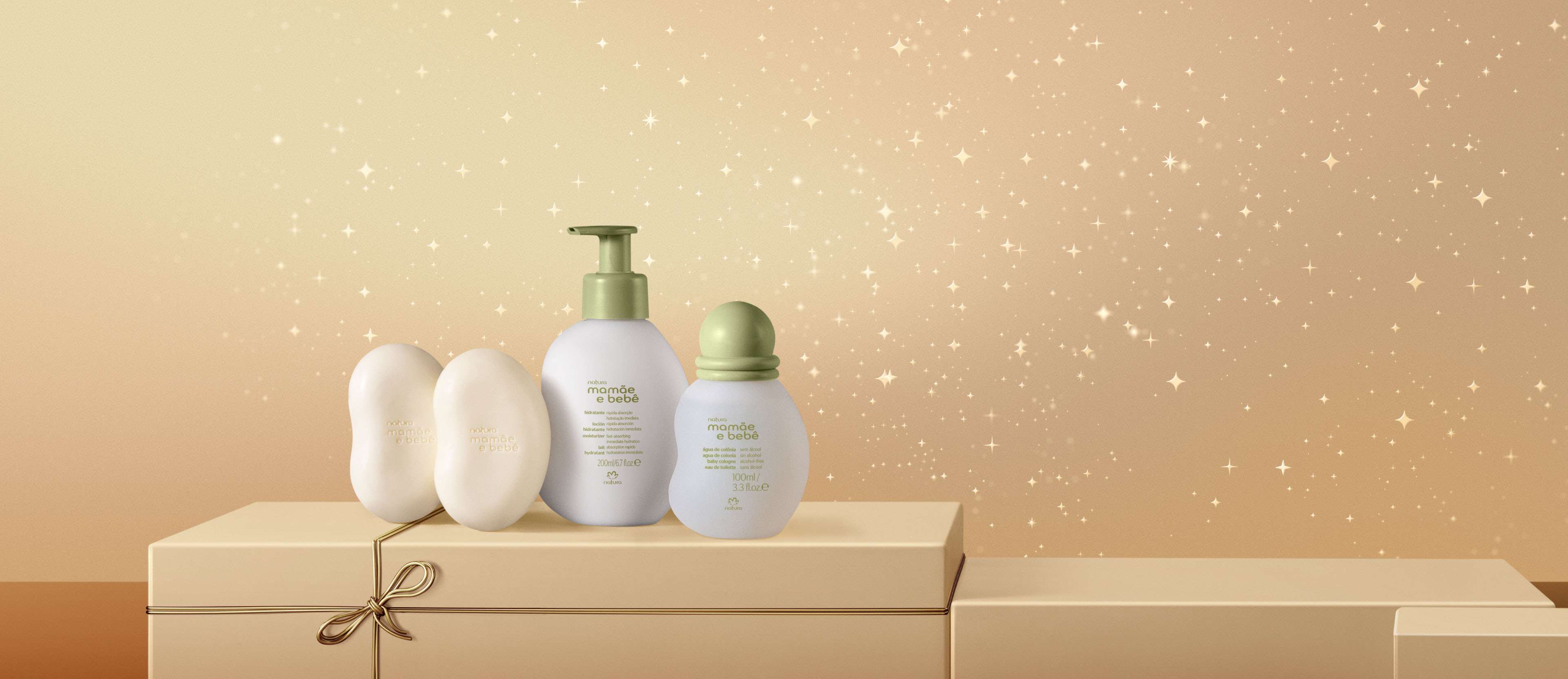 Presente Natura Mamãe e Bebê (3 produtos)