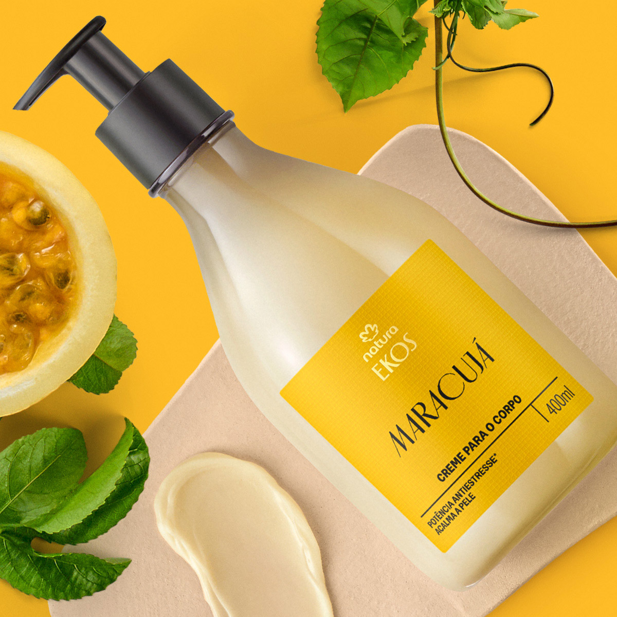 Creme Desodorante Hidratante para o Corpo Ekos Maracujá