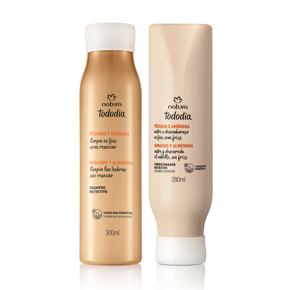 Kit Nutritivo Tododia Durazno y Almendra Shampoo y Acondicionador