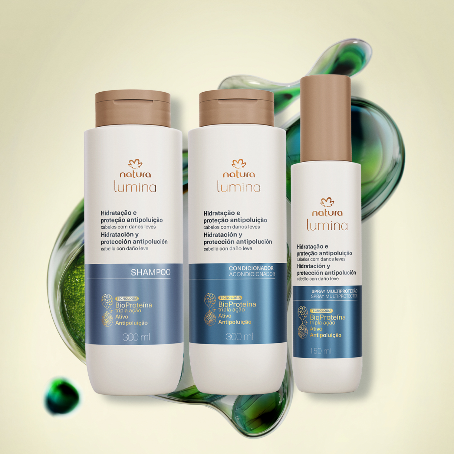 Kit Completo Lumina Hidratación y Protección Atipolución