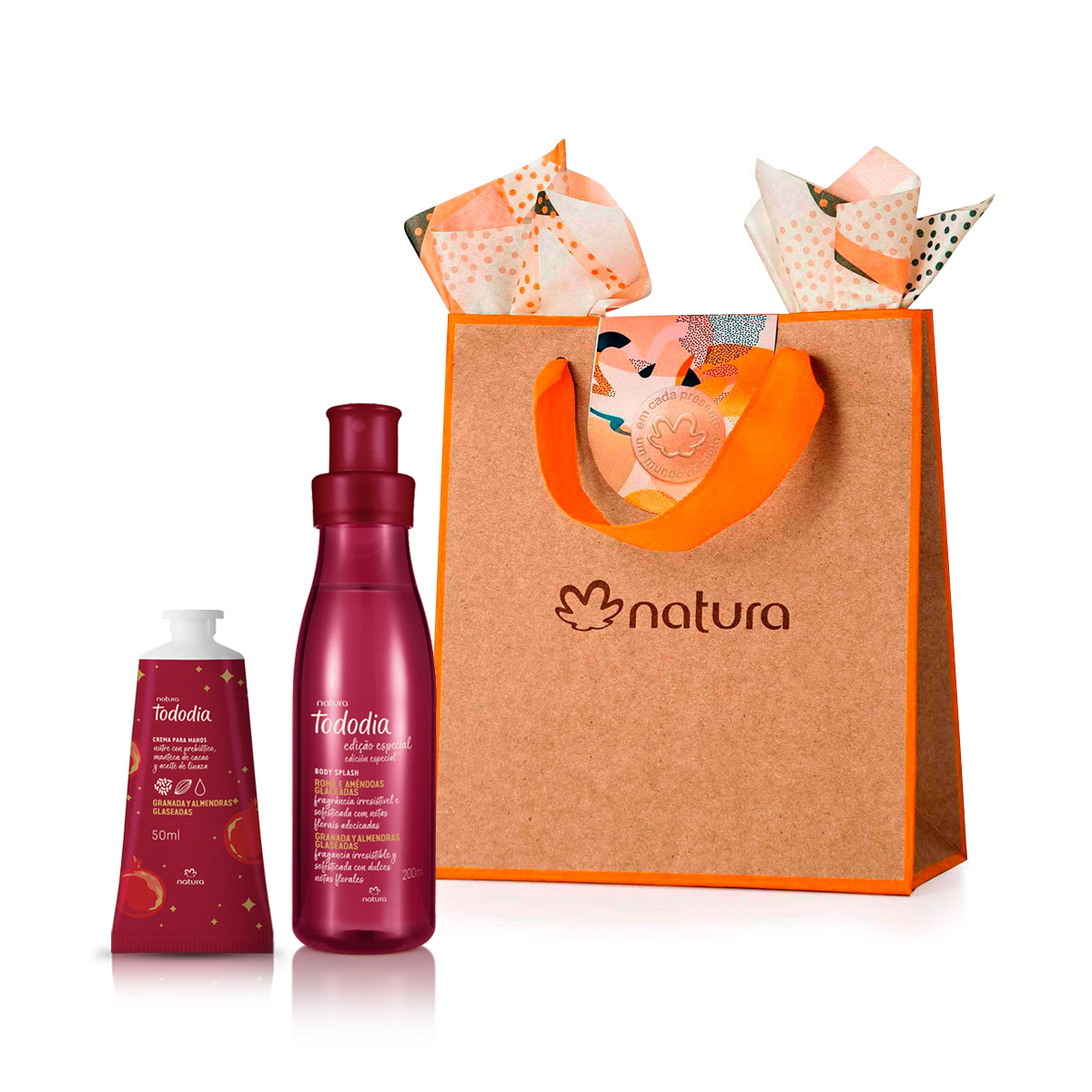 Regalo Tododia Granada y Almendras Glaseadas