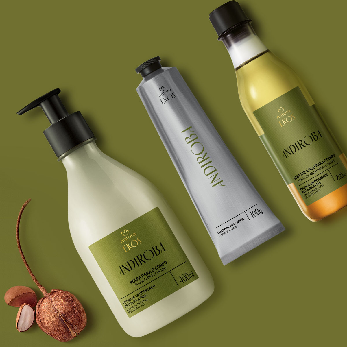 Kit Ekos Andiroba Rutina Antifatiga