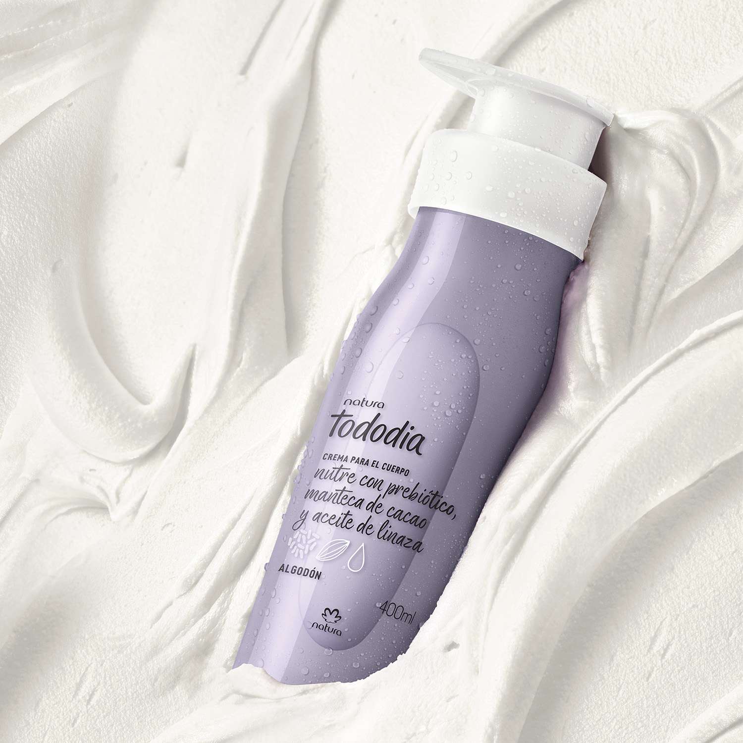 Crema Nutritiva para el Cuerpo Tododia Algodón