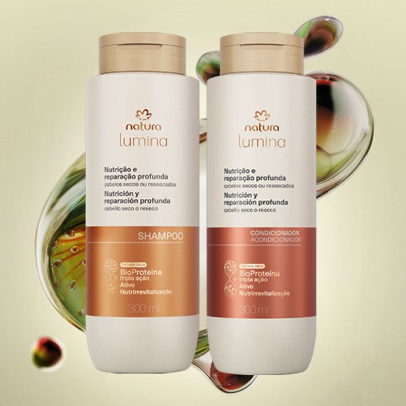 Kit Shampoo y Acondicionador Lumina Nutrición y Reparación Profunda