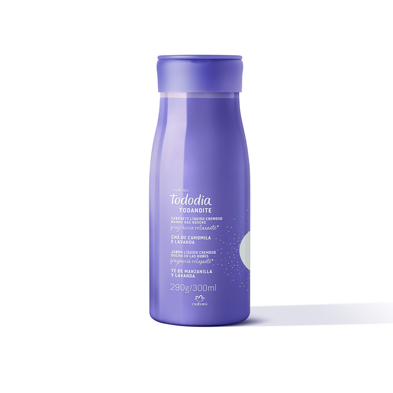 Jabón líquido cremoso ducha en las nubes Tododia té de manzanilla y lavanda - 300 ml