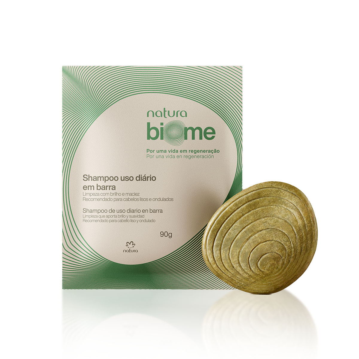 Shampoo en Barra uso diario Biome 90g