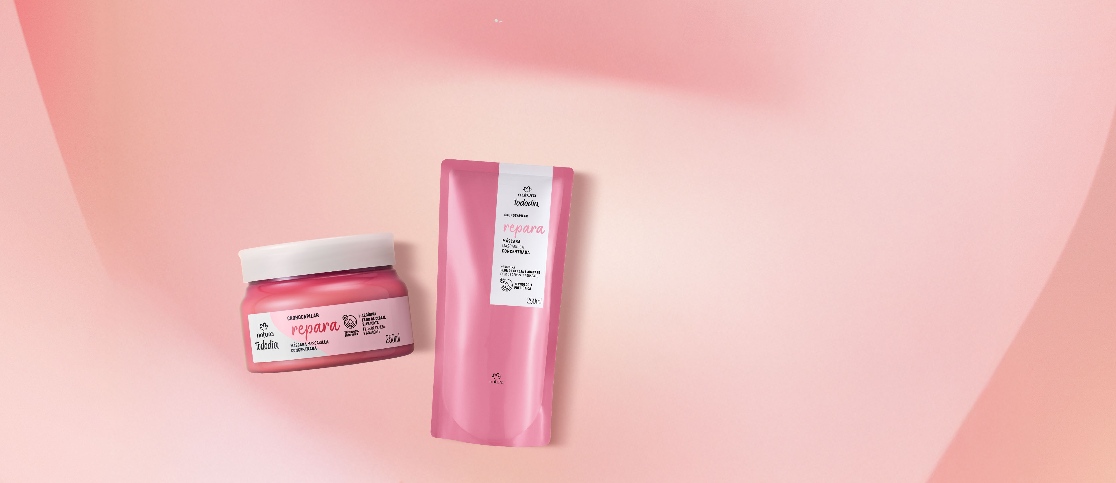 Kit Mascarilla de Reparación con Repuesto Tododia Flor de Cereza y Palta