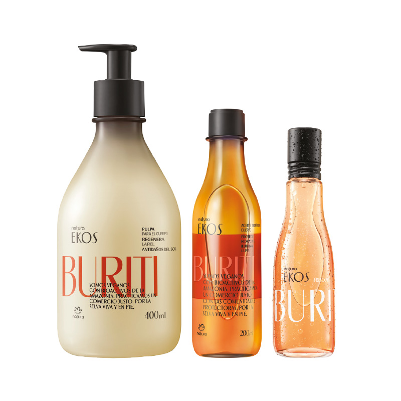 Kit revitalización y perfume Ekos Buriti