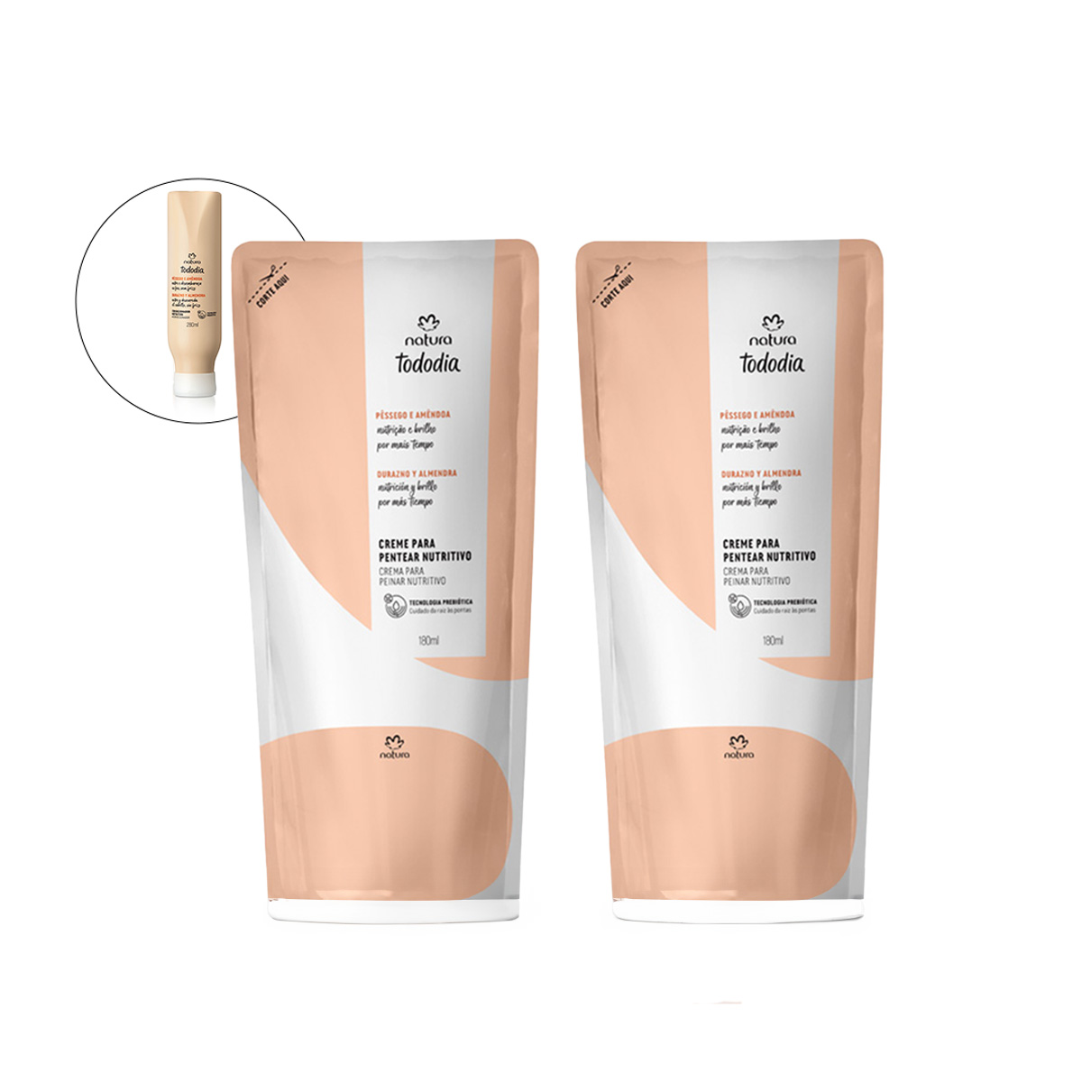 Kit Duo Crema de Peinar Tododia Nutrición Refill