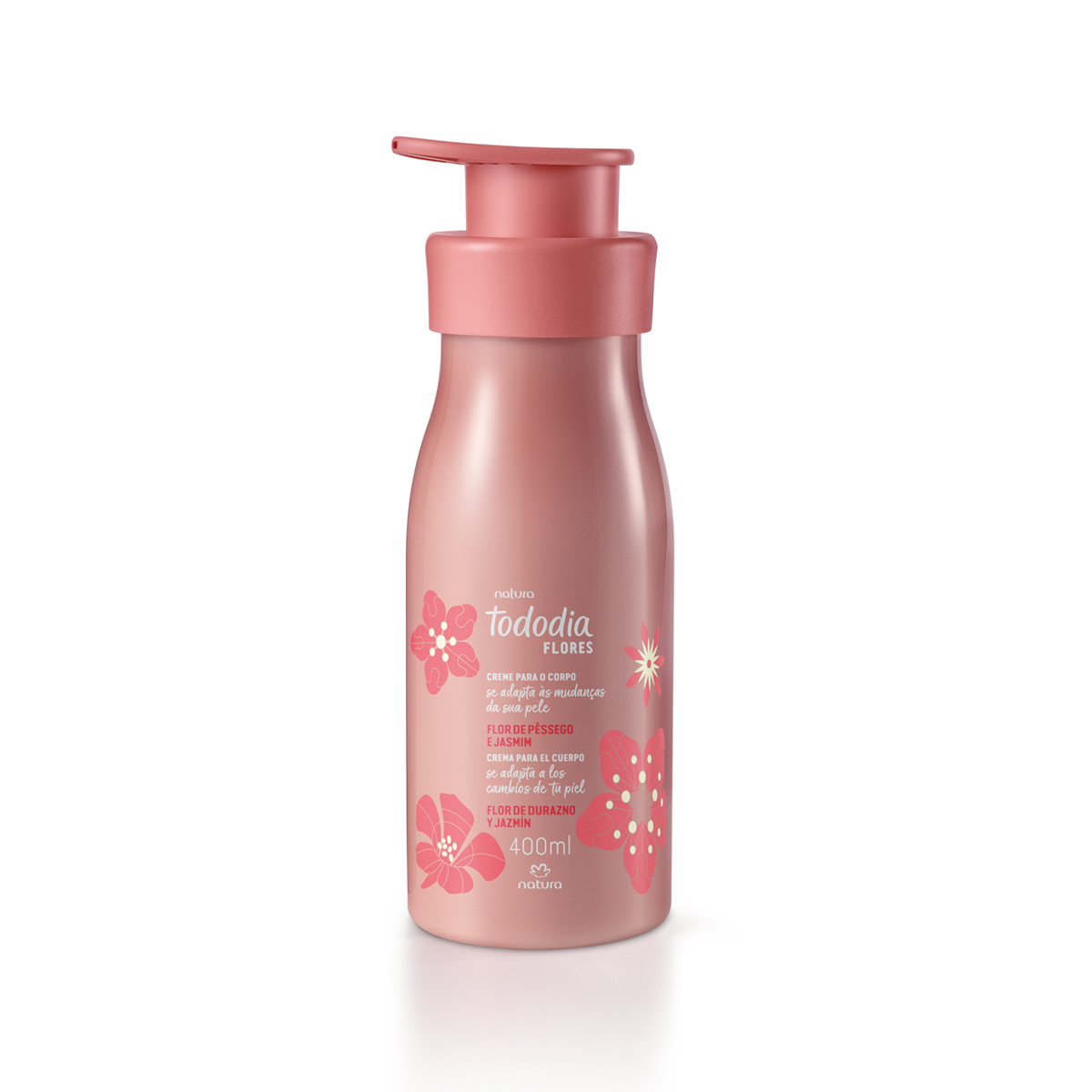 Crema Desodorante Nutritiva para el Cuerpo Tododia Flor de Durazno y Jazmín
