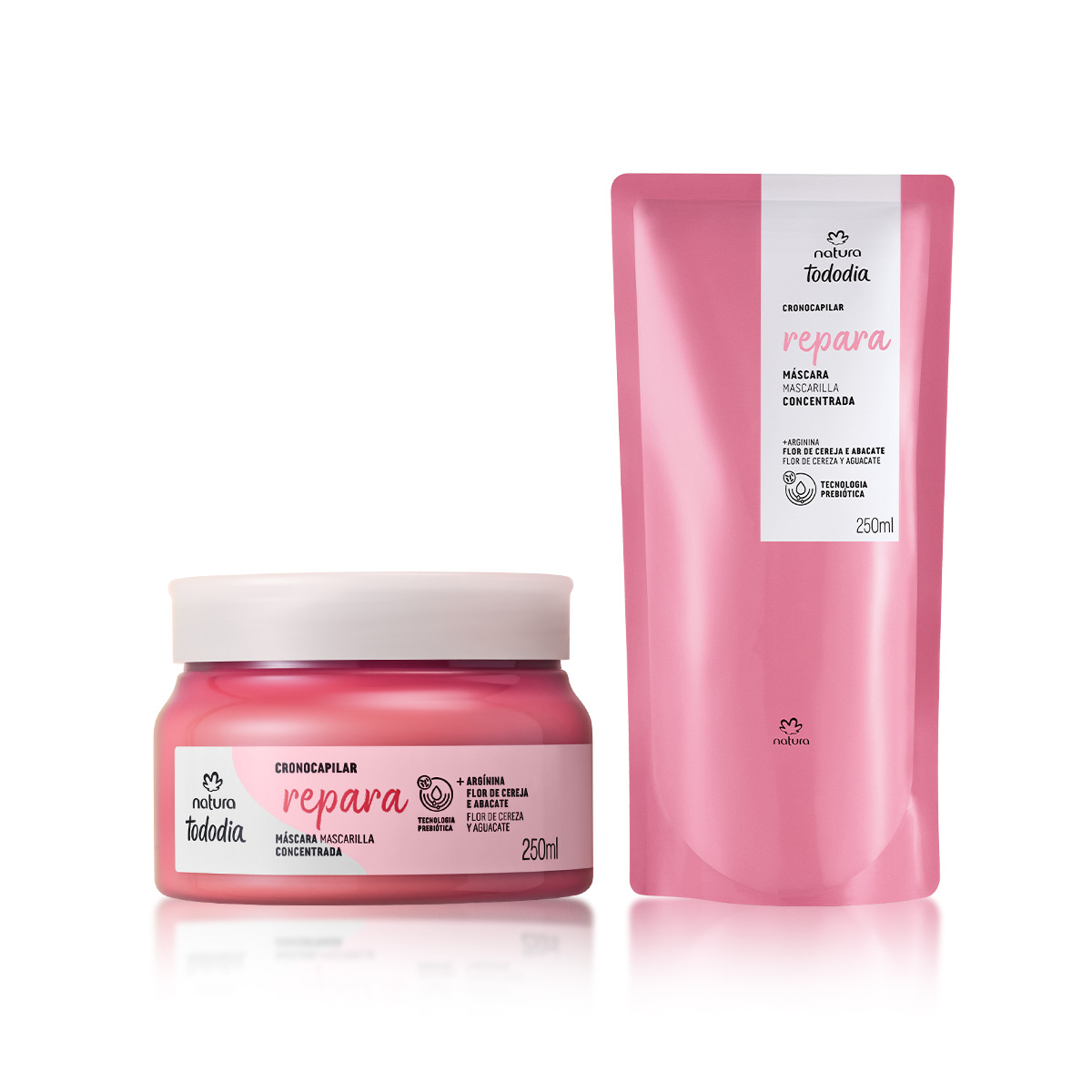 Kit Mascarilla de Reparación con Repuesto Tododia Flor de Cereza y Palta