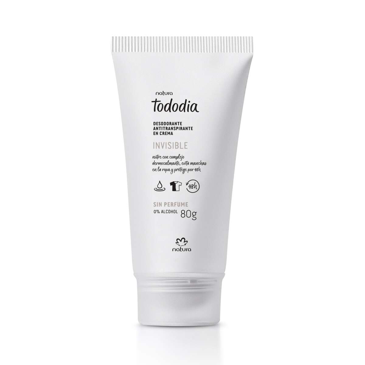 Desodorante Antitranspirante en Crema Tododia Sin Perfume - 80gr