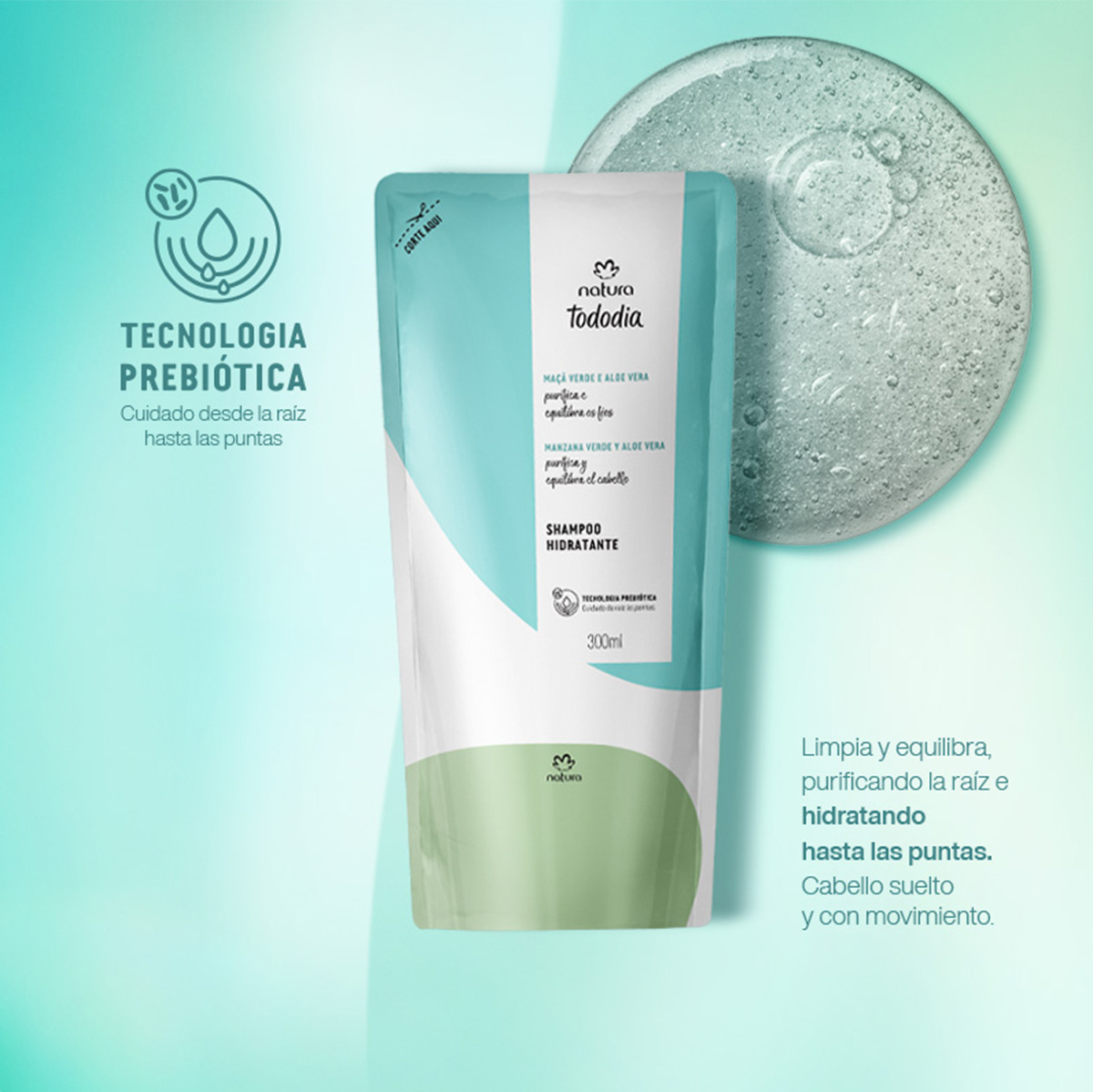 Kit Duo Shampoo Tododia Hidratación Refill