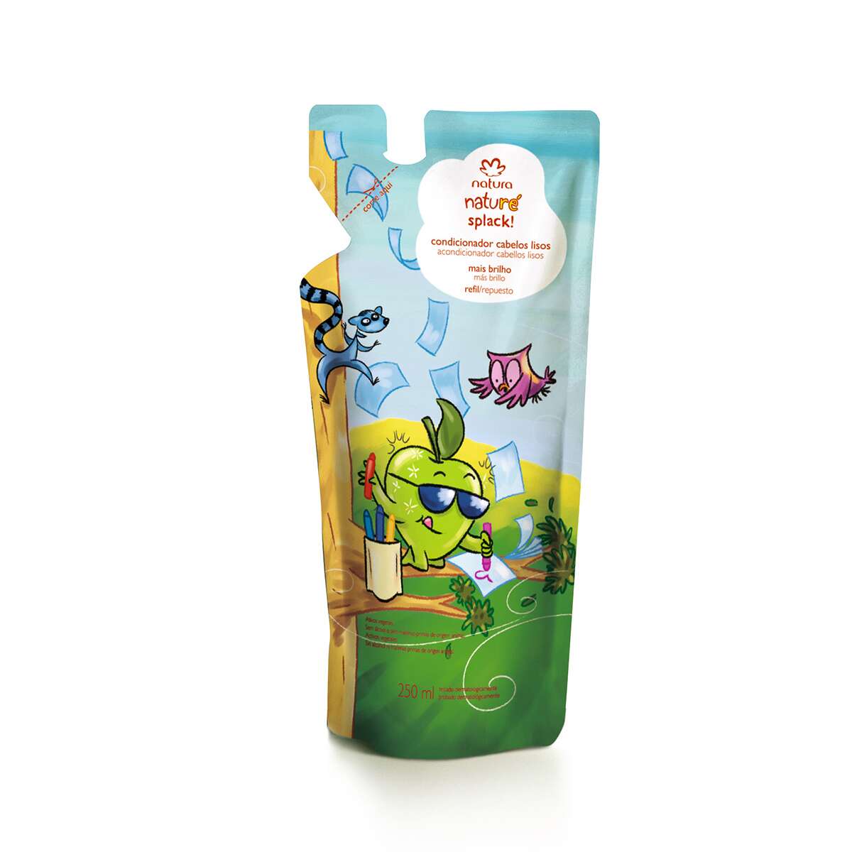 Repuesto Splack! Acondicionador cabellos lisos Nature - 250ml