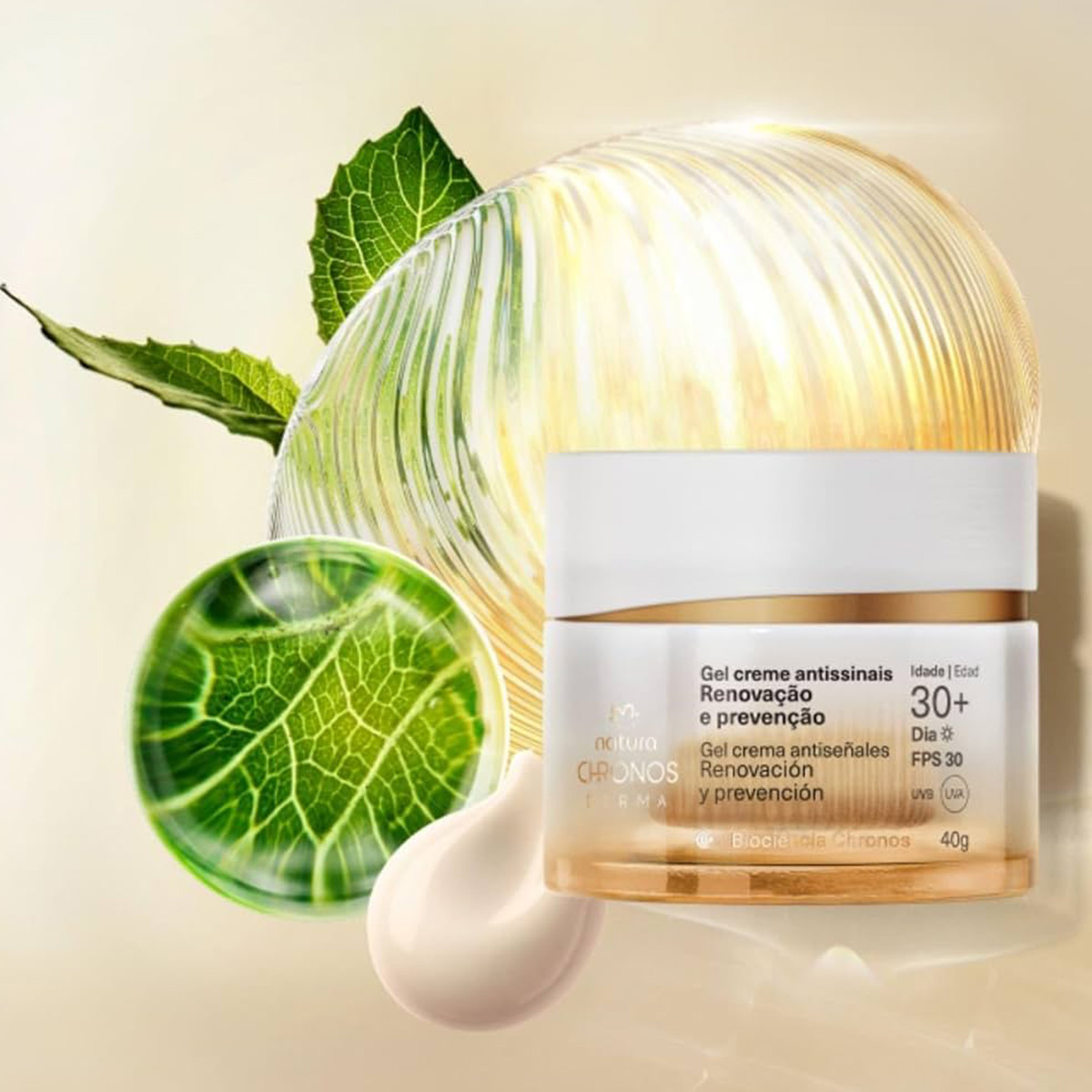 Kit Duo Gel crema antiseñales Renovación y prevención 30+ día - 40 g