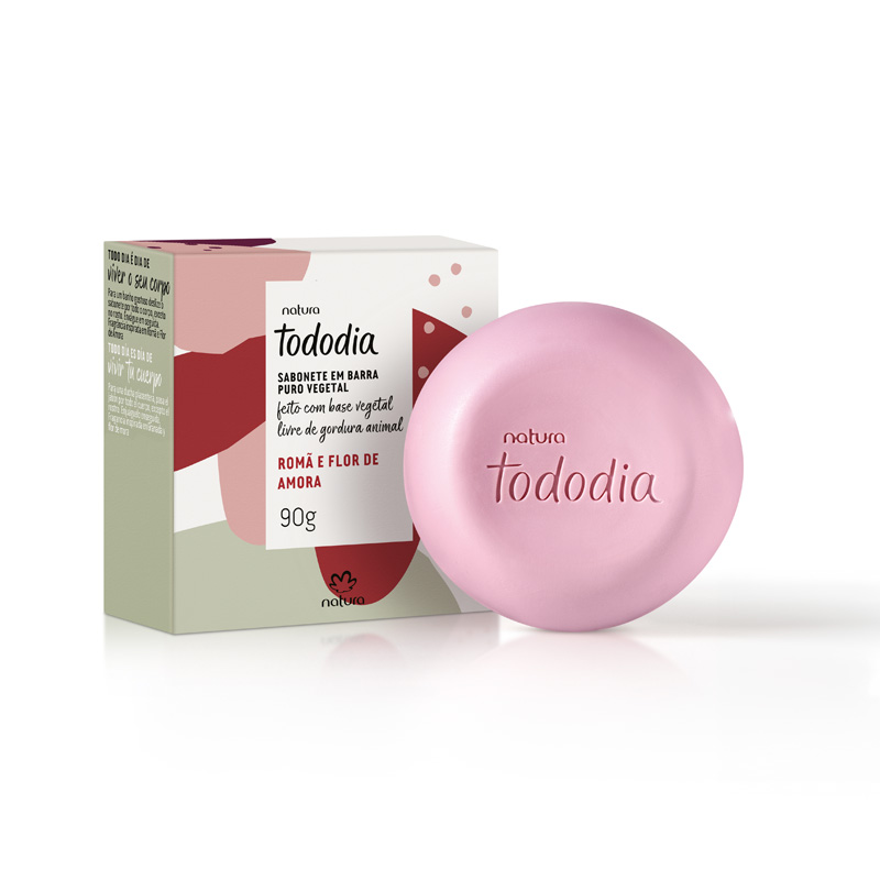 Jabón en barra puro vegetal Tododia Granada y Flor de Mora