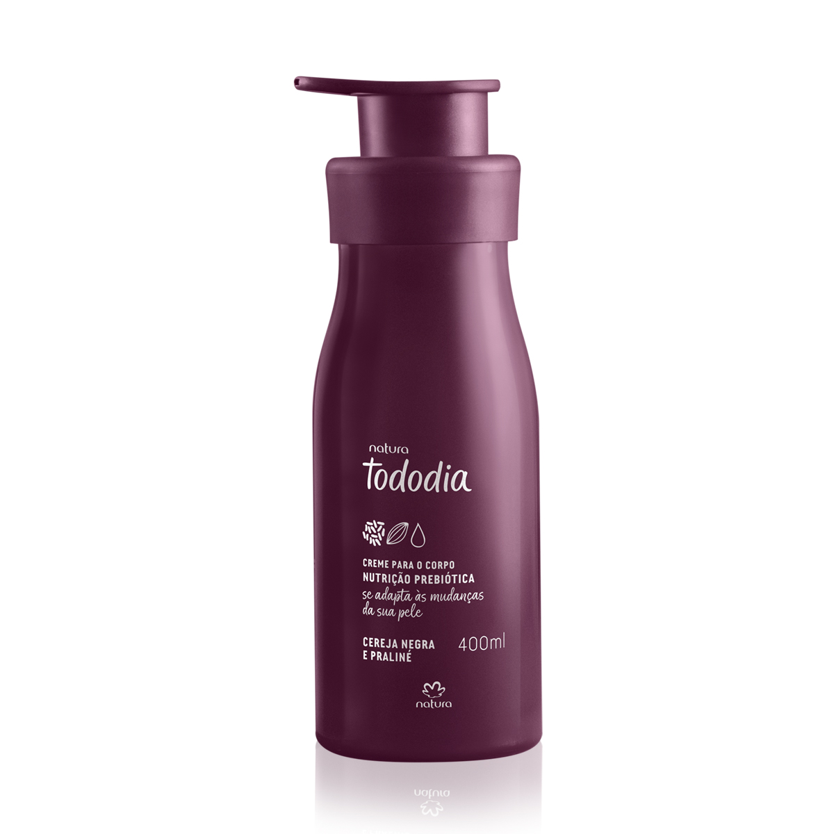 Crema para el cuerpo Tododia Cereza negra y pralin&eacute; - 400 ml