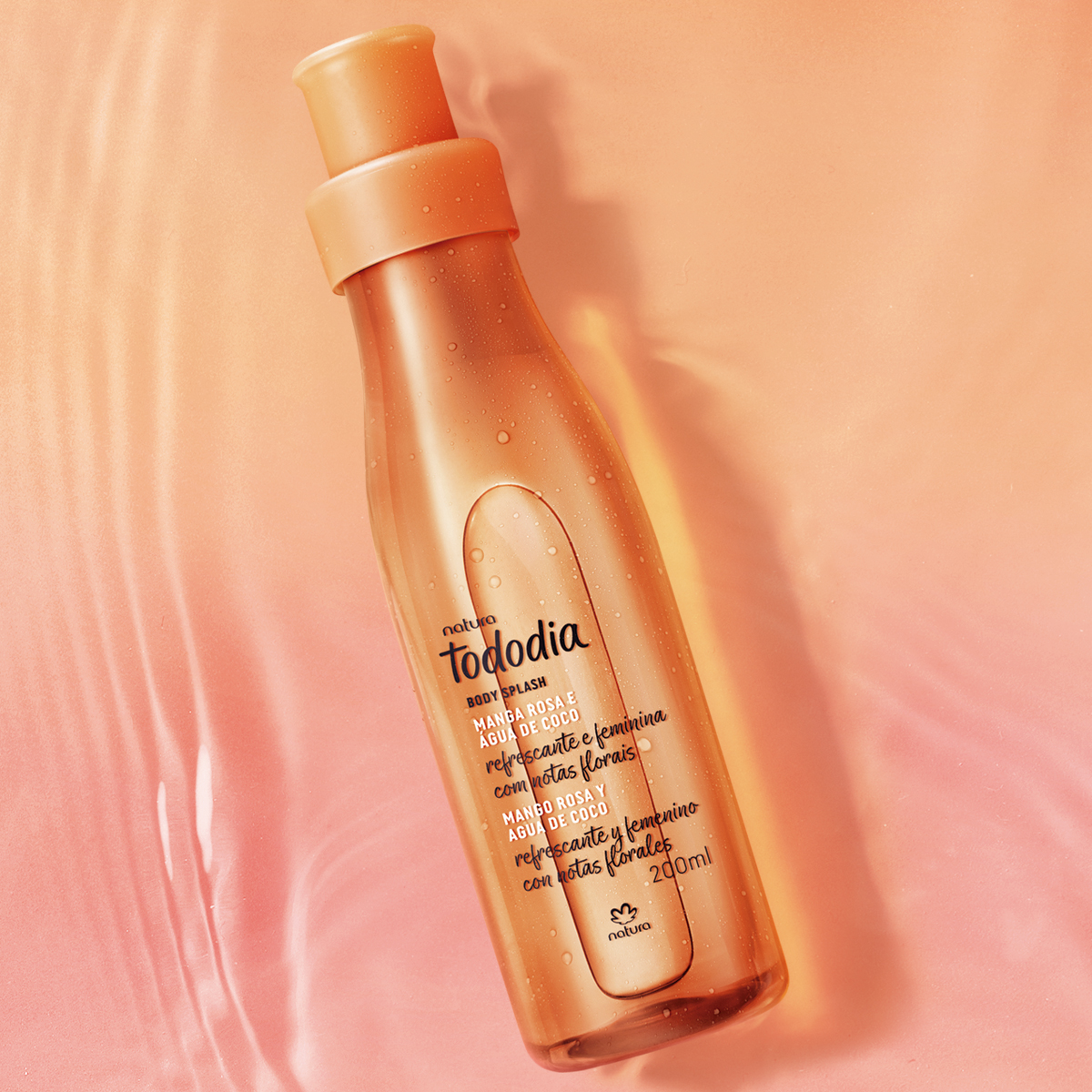 Body Splash Tododia Mango rosa y agua de coco - 200 ml