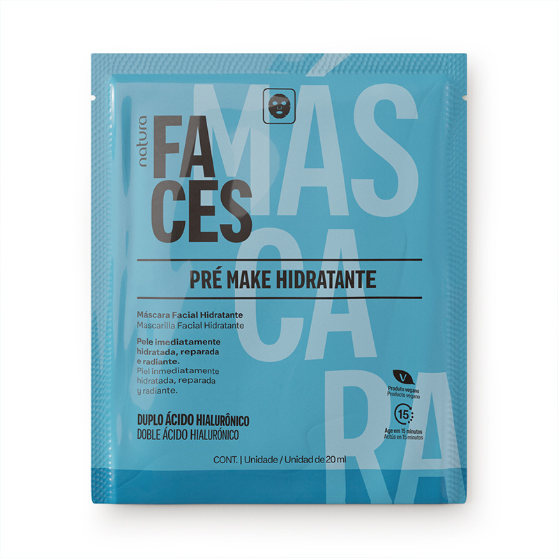 Máscara hidratante Faces - 20 ml
