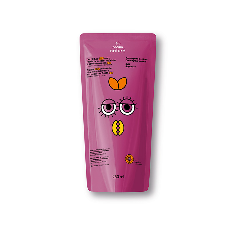 Repuesto Crema para peinar Naturé cabello rizado y crespo - 250 ml