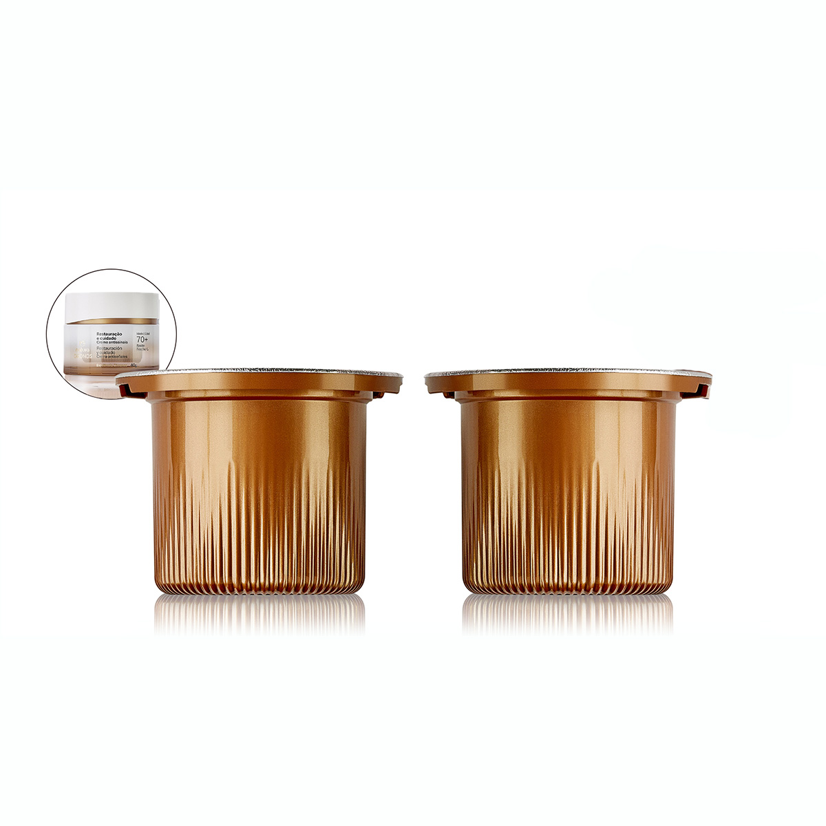 Kit Duo Repuesto crema antiseñales​ restauración y cuidado 70+ noche - 40 g