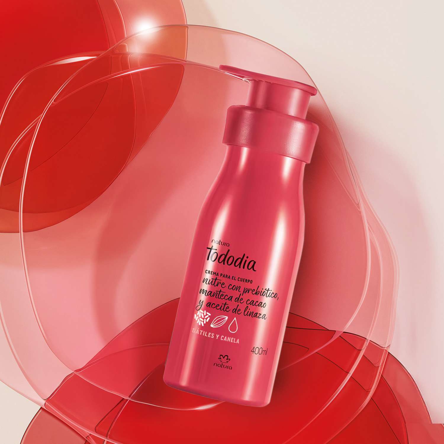 Crema nutritiva para cuerpo tododia Datiles y canela