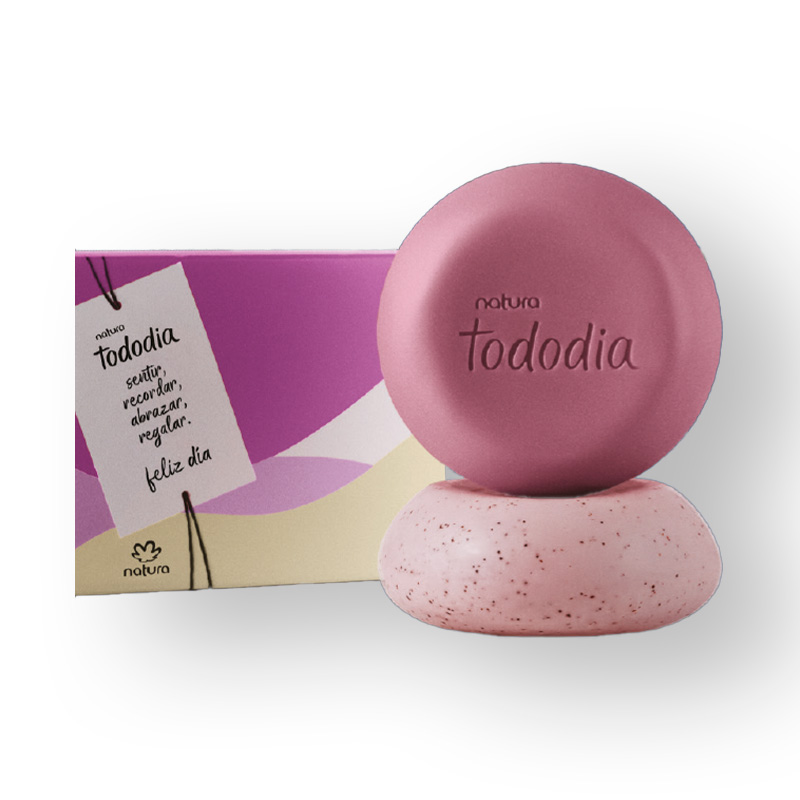 Jabón en barra puro vegetal Tododia Ciruela y Flor de cerezo