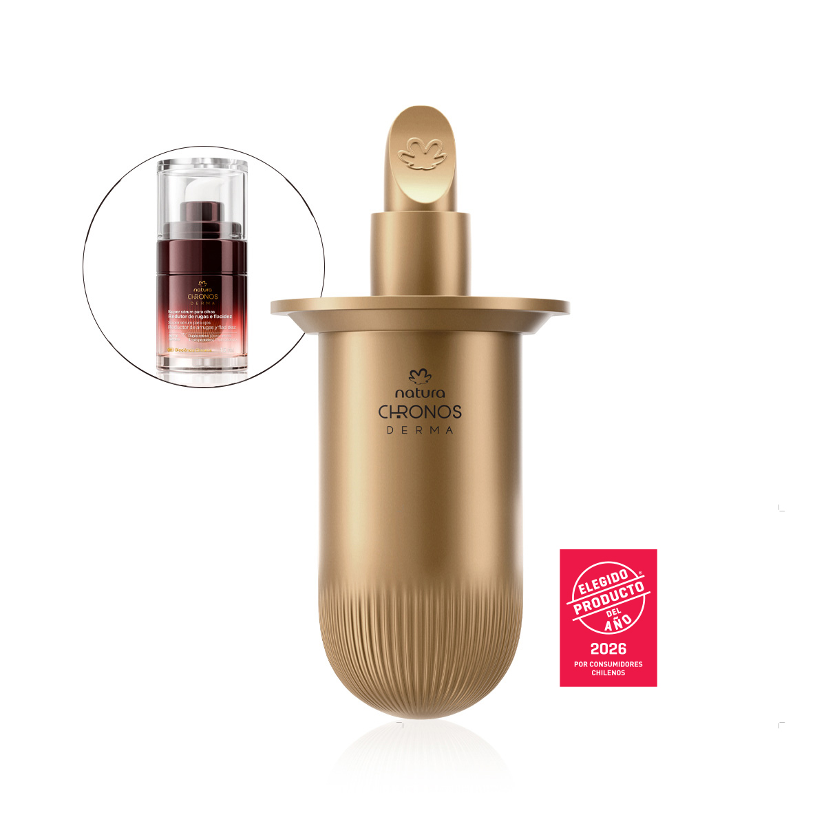 Repuesto Súper Sérum para Ojos Reductor de Arrugas y Flacidez Chronos Derma 15 ml
  