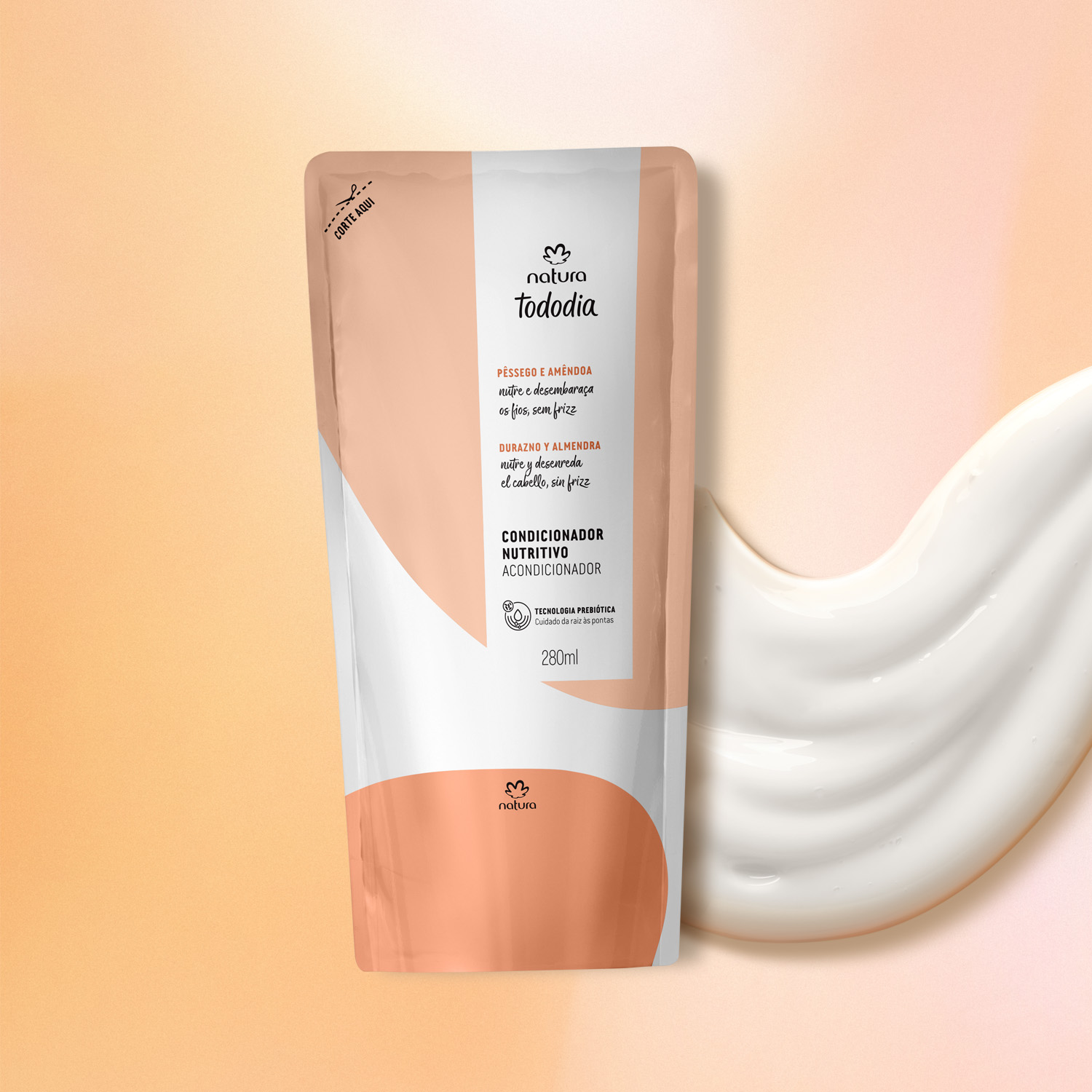 Acondicionador nutritivo Tododia Durazno y Almendras