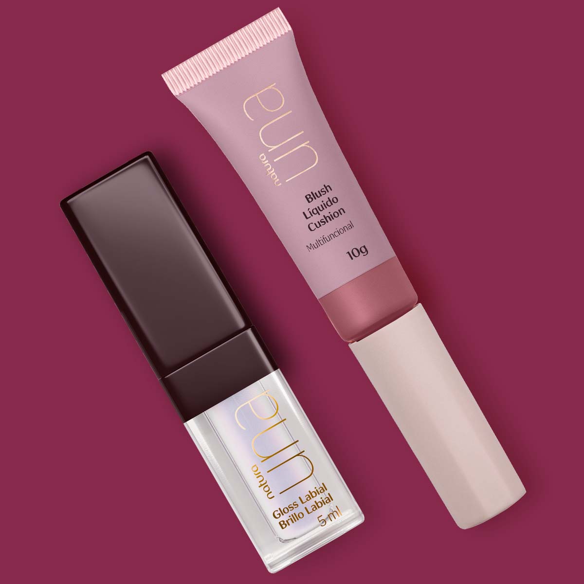 Regalo Una Dúo Radiante con Blush Rosa