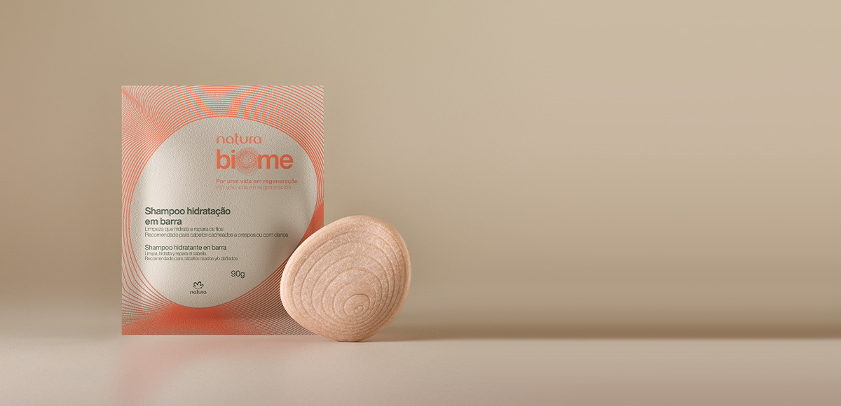 Biōme shampoo hidratante en barra