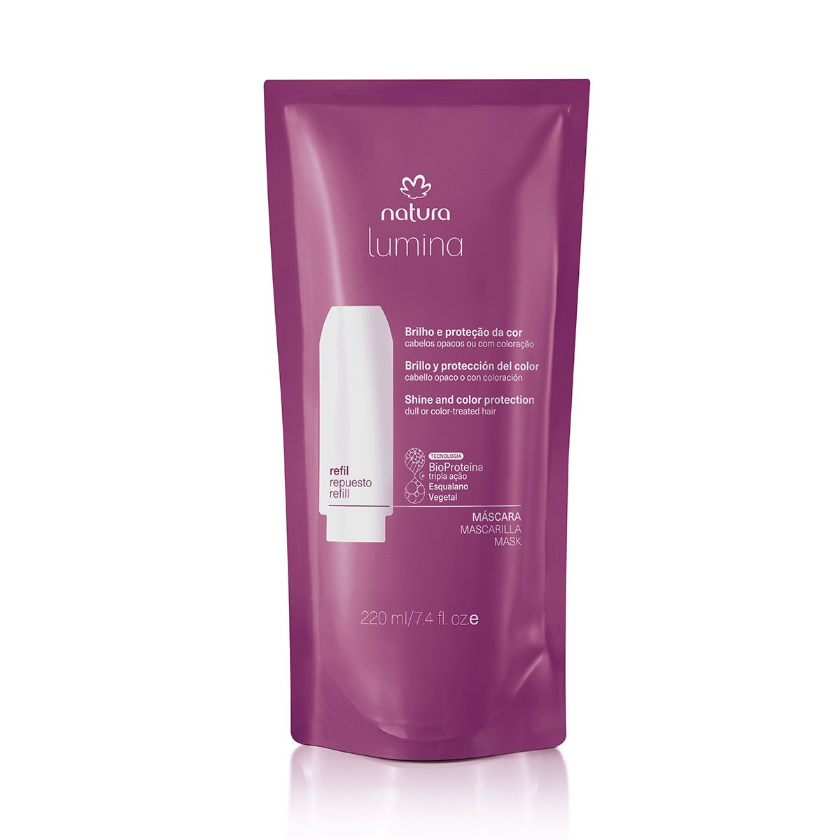 M&aacute;scara de blindaje Lumina Brillo y protecci&oacute;n del color - 220 ml
