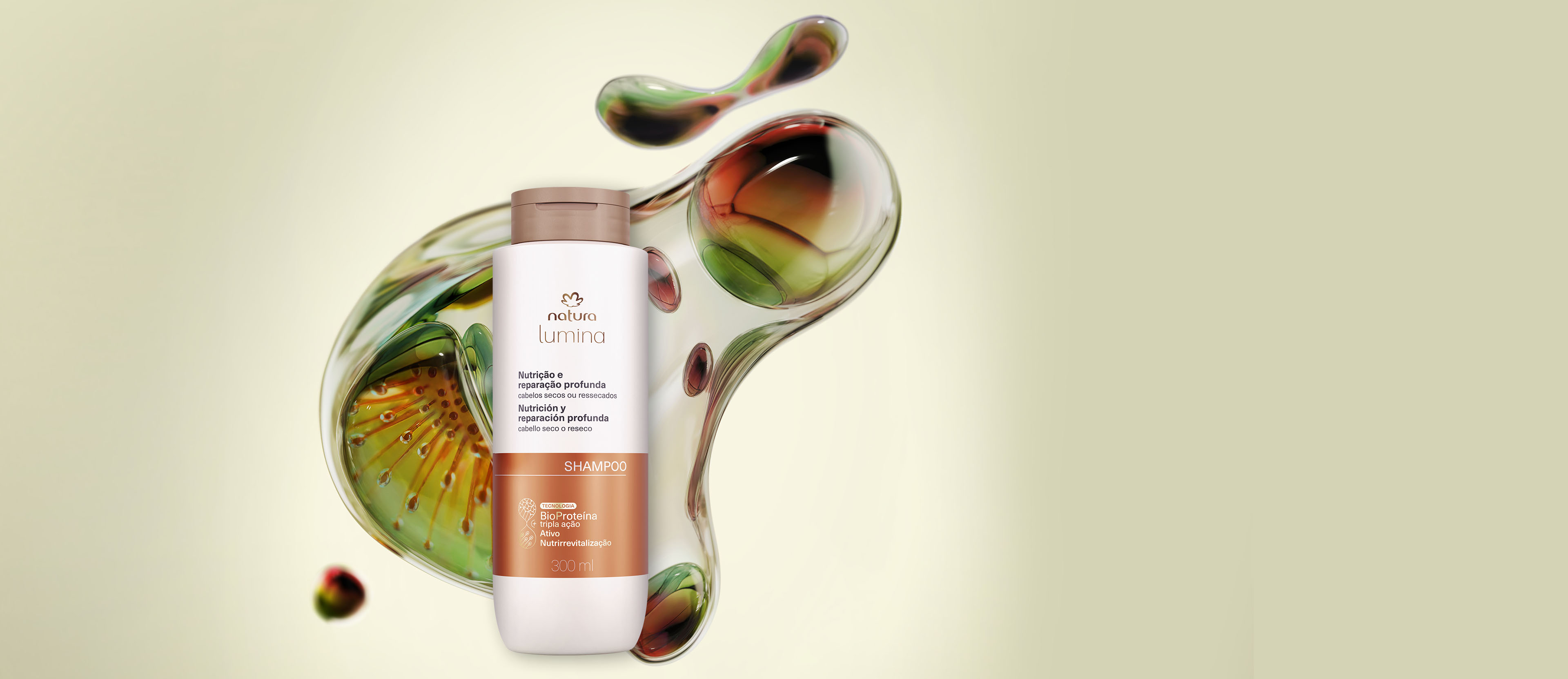 Shampoo Nutrición y Reparación Profunda Lumina 300ml